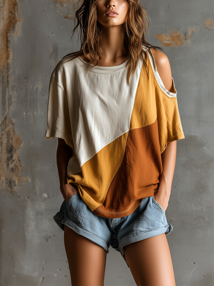 Maglia Color Block Chic