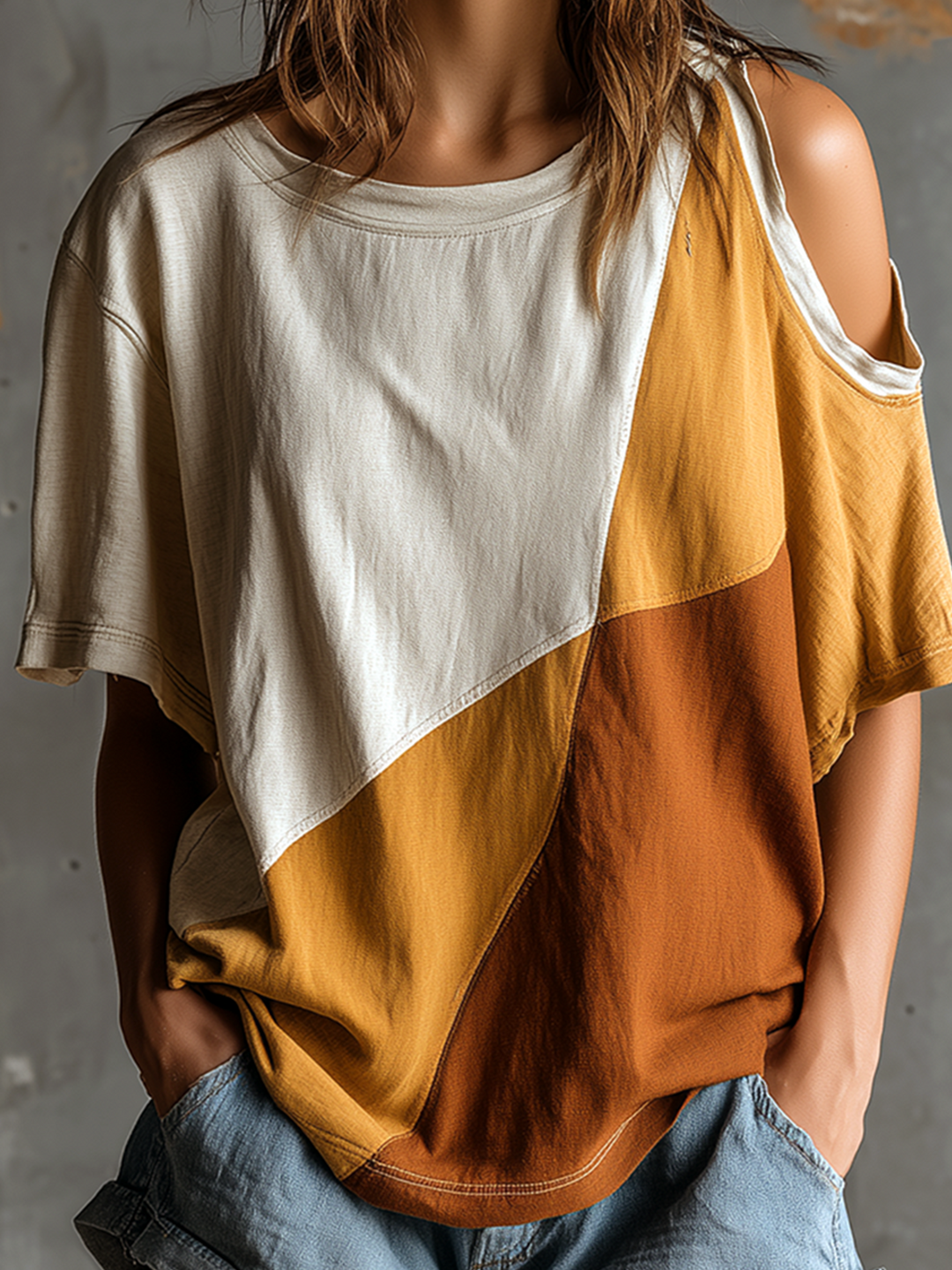 Maglia Color Block Chic