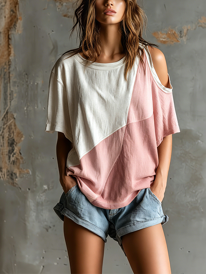 Maglia Color Block Chic