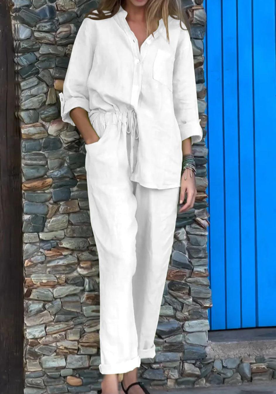 Completo Casual in Cotone e Lino