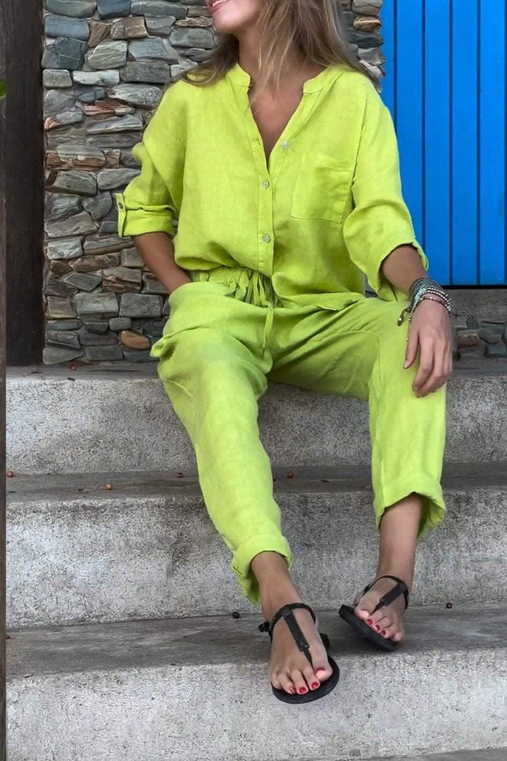 Completo Casual in Cotone e Lino