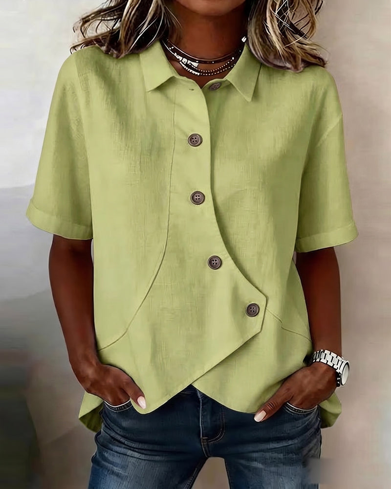 Camicia in Lino Casual