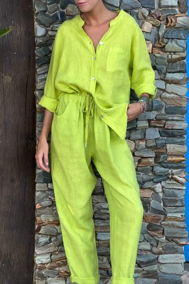 Completo Casual in Cotone e Lino