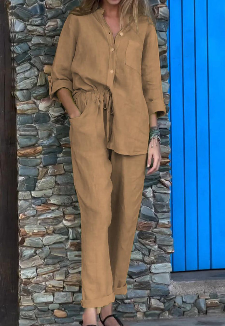 Completo Casual in Cotone e Lino