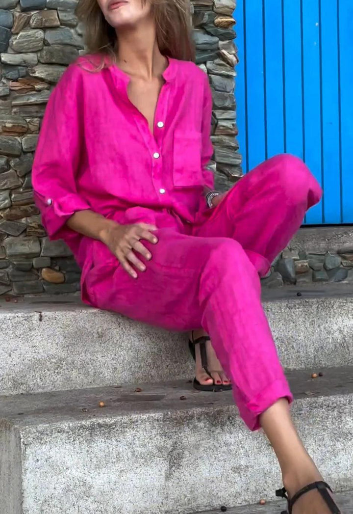 Completo Casual in Cotone e Lino