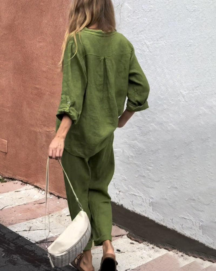 Completo Casual in Cotone e Lino