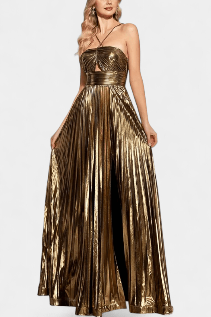 Aikaterini™ | Abito maxi lucido