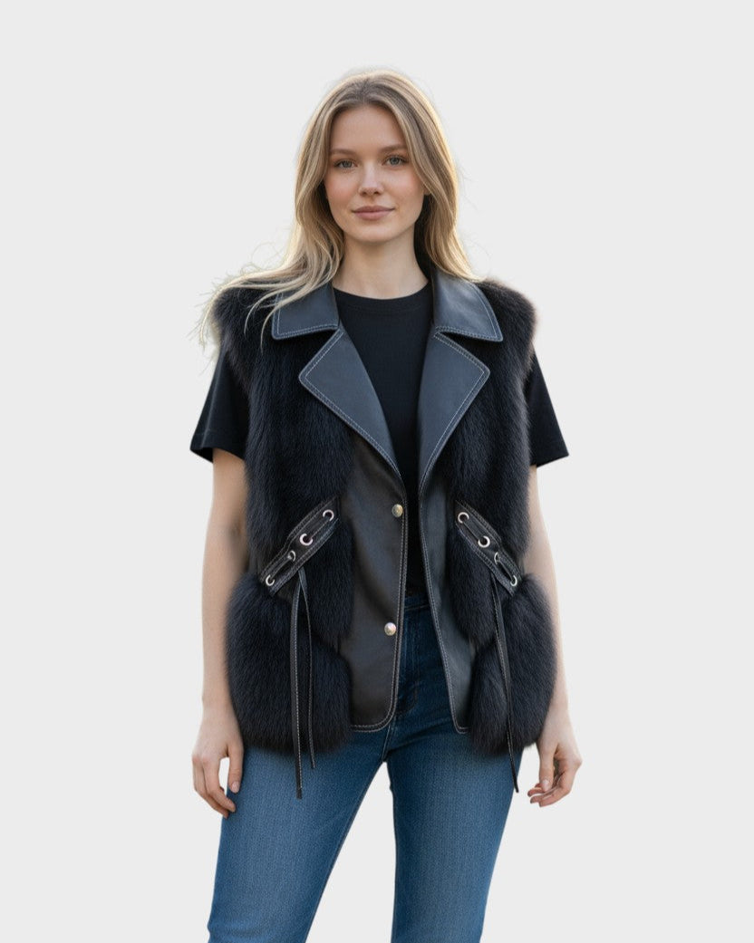 Alina™ giacca in pelle – Stile e senza tempo