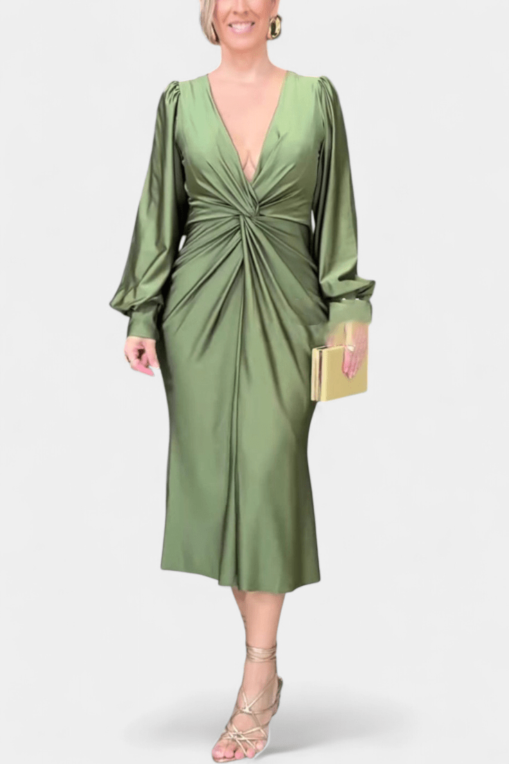 Alouette™ | Abito elegante con scollo a V