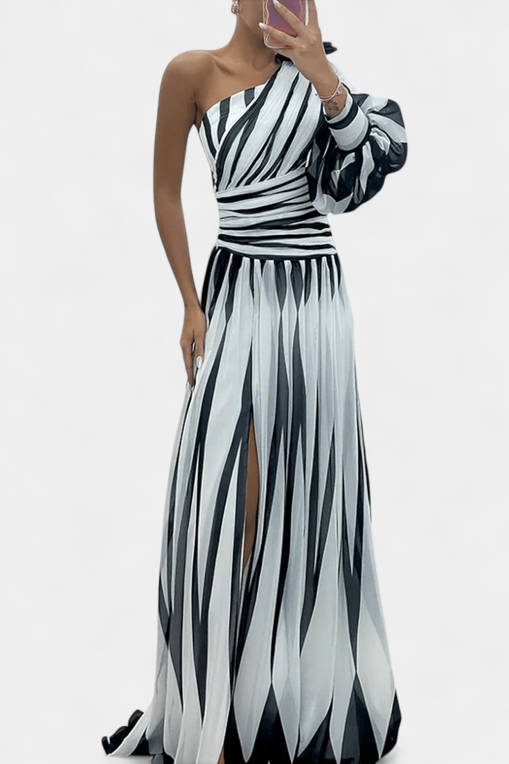 Bethania™ | Abito maxi a righe