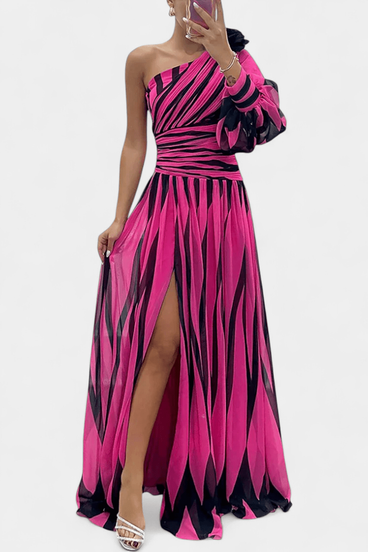 Bethania™ | Abito maxi a righe