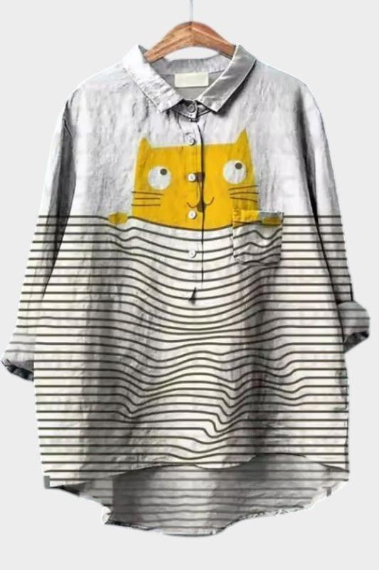 Christina | Camicia floreale alla moda di alta qualità