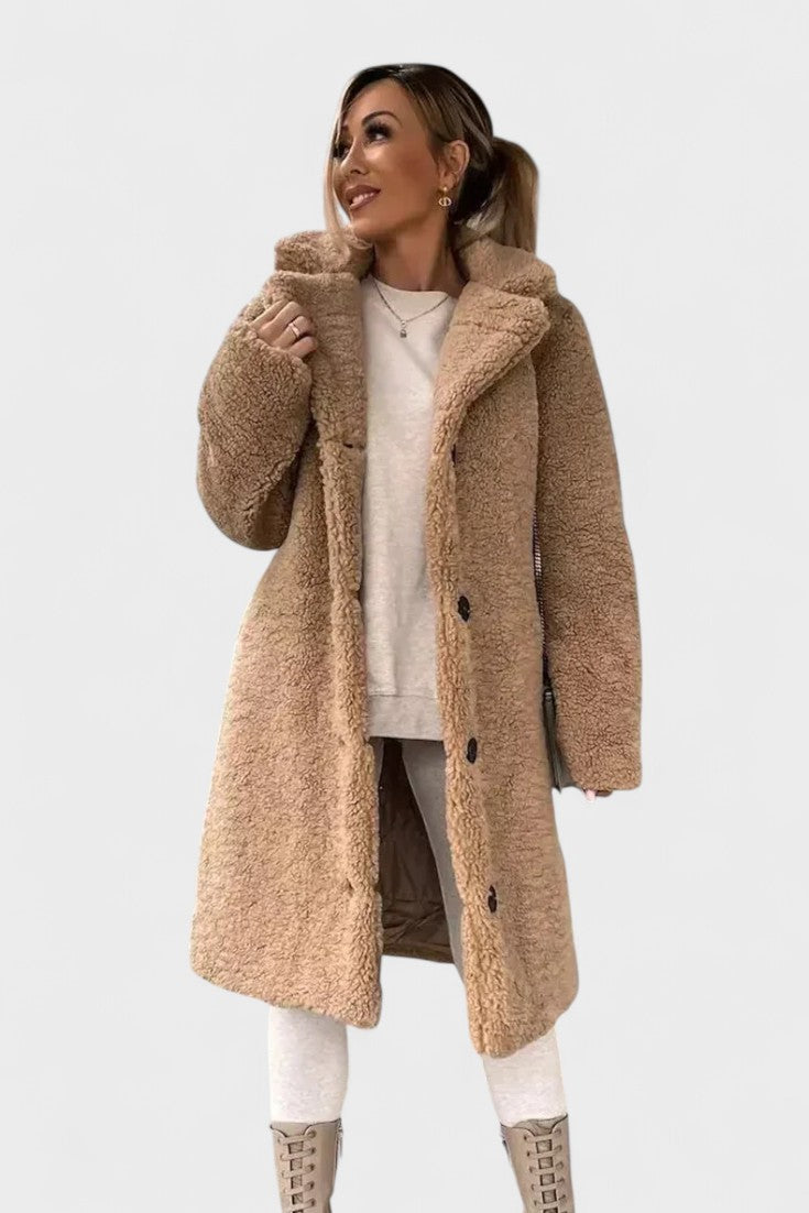 Eliana™ | Cappotto teddy elegante
