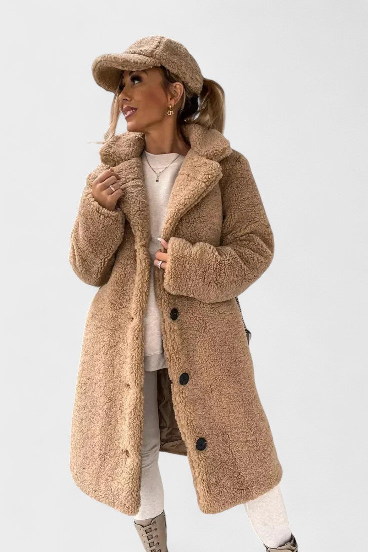 Eliana™ | Cappotto teddy elegante