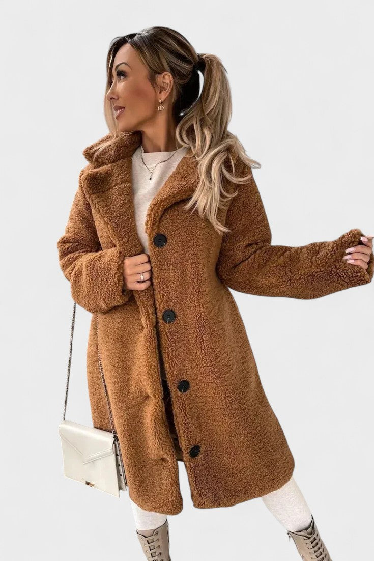 Eliana™ | Cappotto teddy elegante