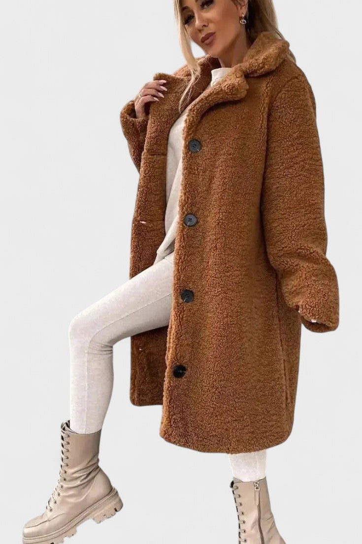 Eliana™ | Cappotto teddy elegante