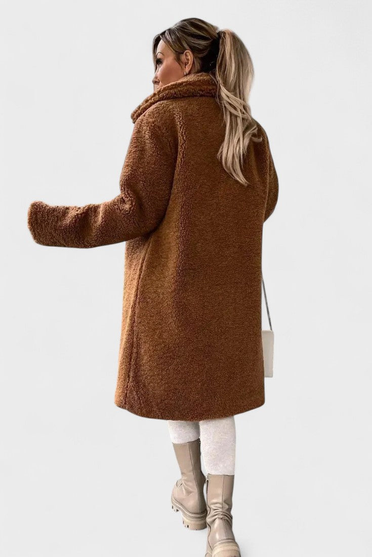 Eliana™ | Cappotto teddy elegante