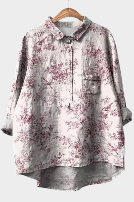 Eline | Camicia in pizzo di lusso per un look elegante