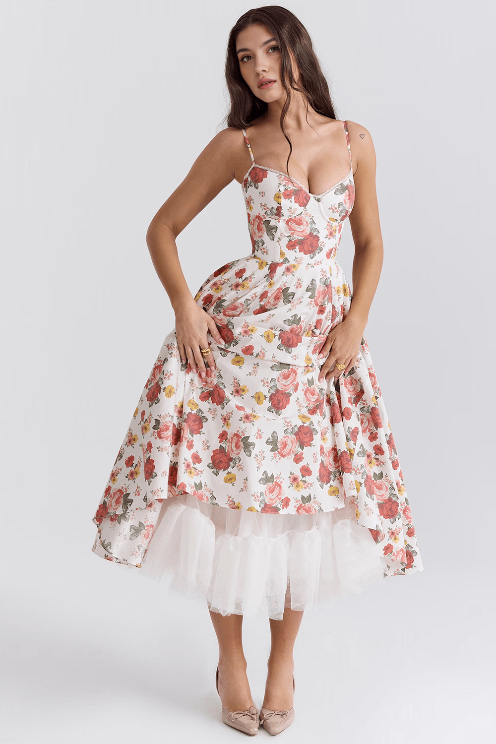 Elisa™ Vestito Midi