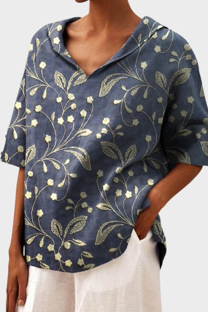 Flávia - Top in lino alla moda