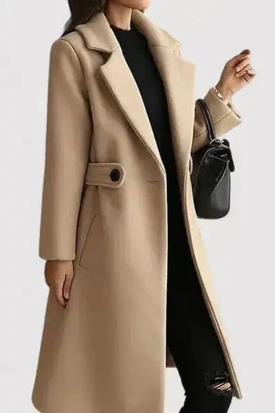 Cappotto con cintura