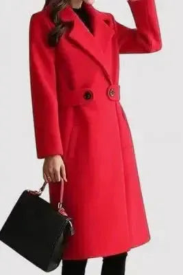 Cappotto con cintura