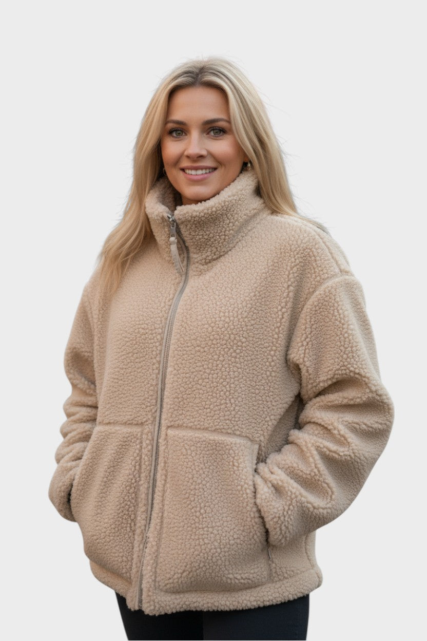 Kaja™ | Elegante cappotto teddy