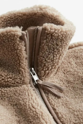 Kaja™ | Elegante cappotto teddy