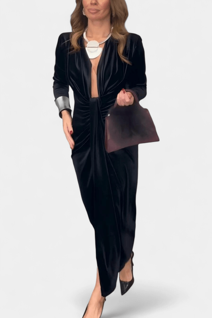 LaVerna™ | Abito in velluto di lusso