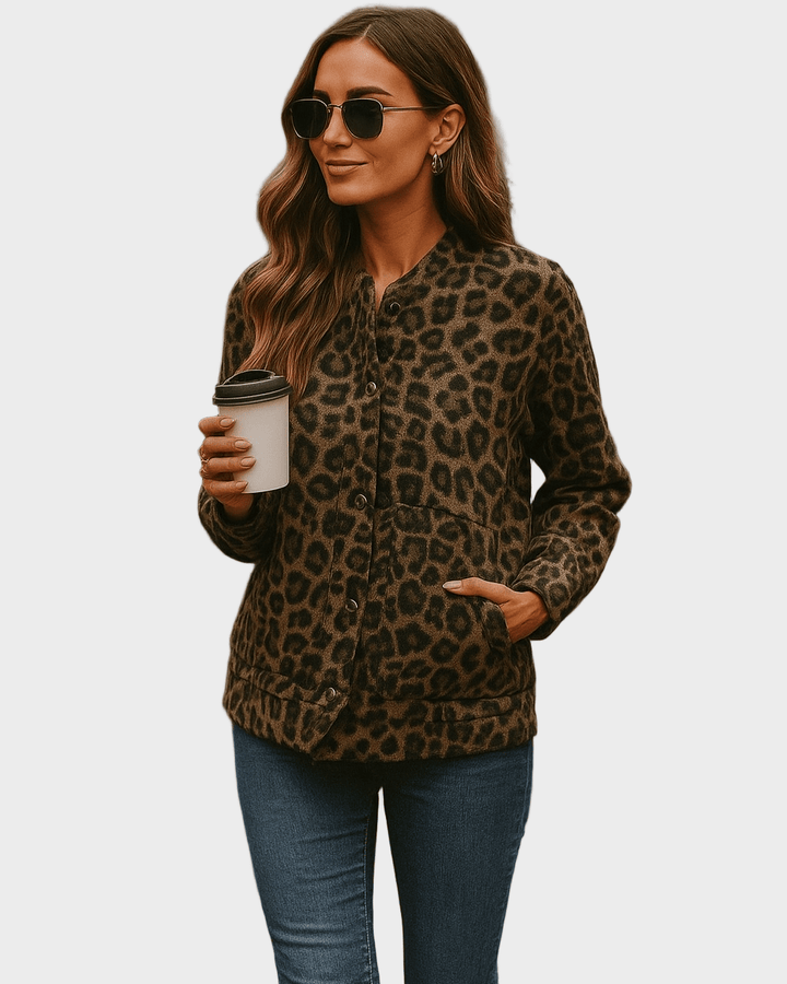Leona – Bomber leopardato