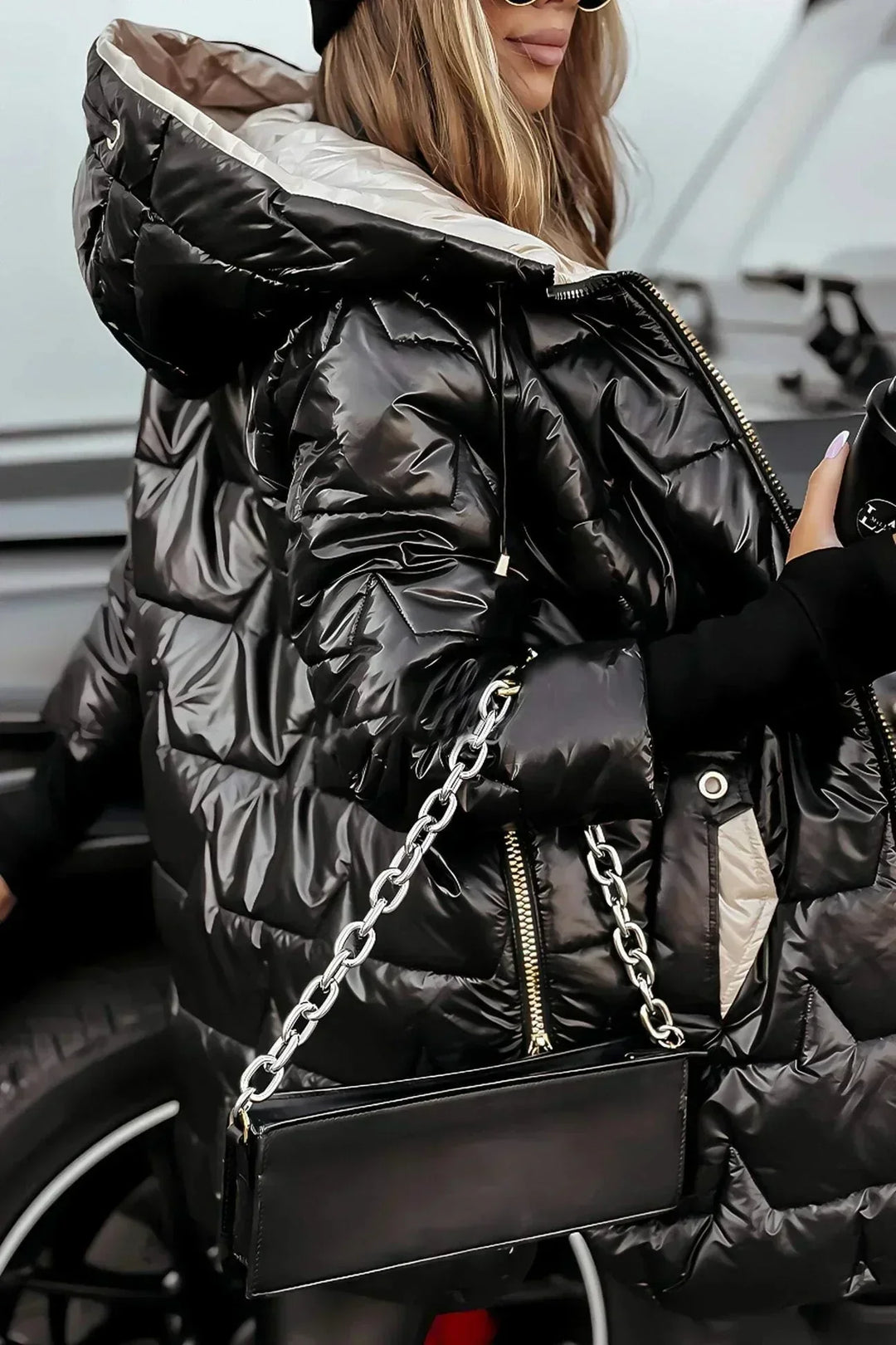 Marcella™ | Cappotto autunnale elegante con cappuccio