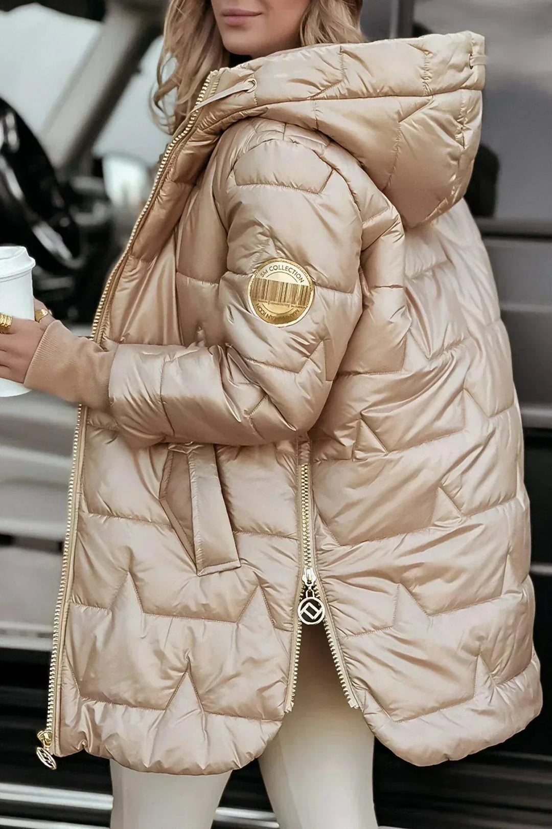 Marcella™ | Cappotto autunnale elegante con cappuccio