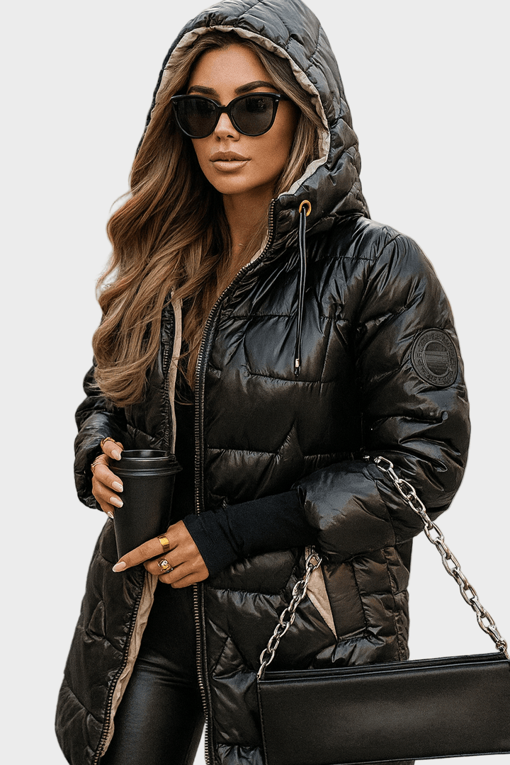Marcella™ | Cappotto autunnale elegante con cappuccio