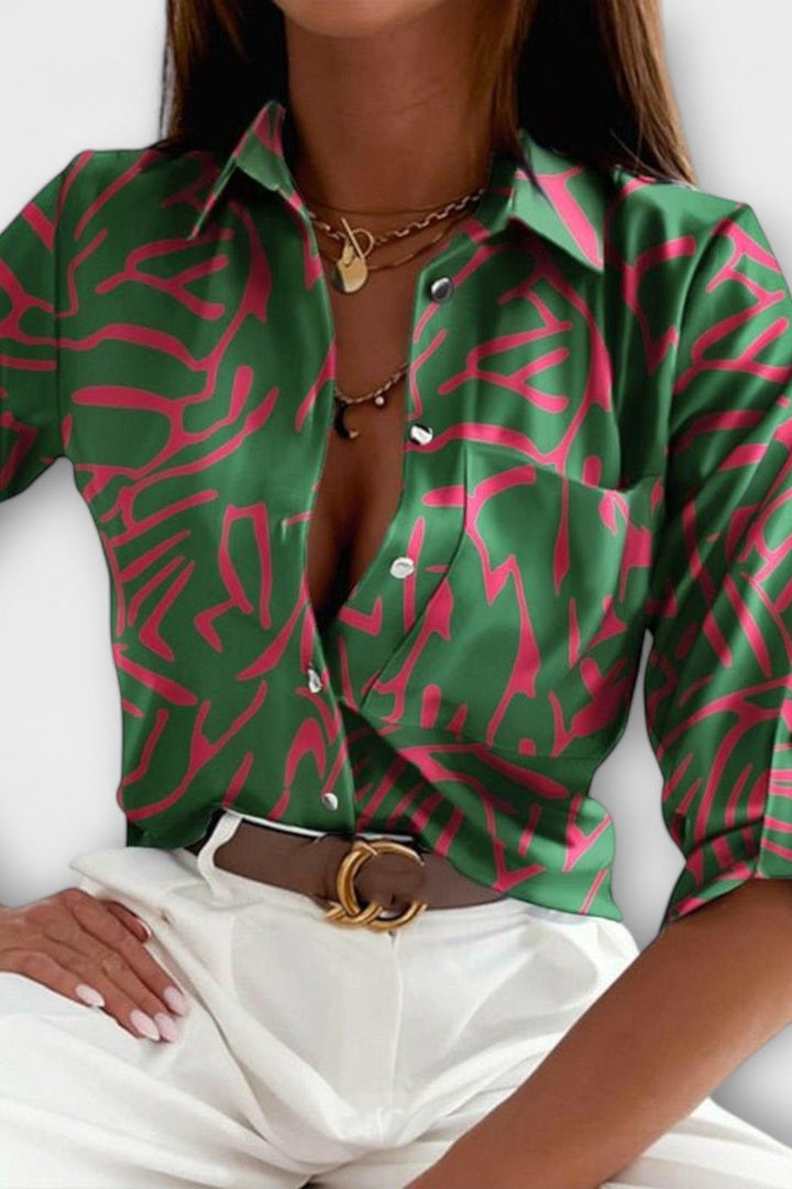 Maria - Blusa con colletto classico