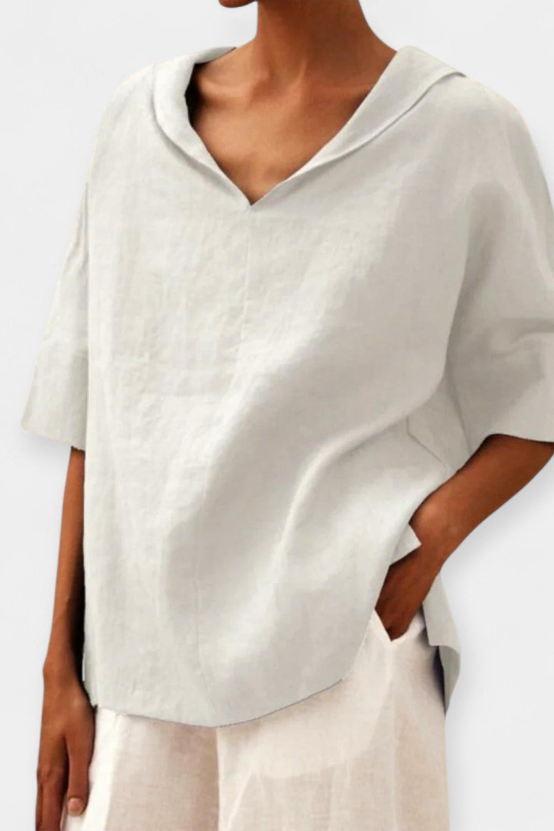 Camicia in lino morbido