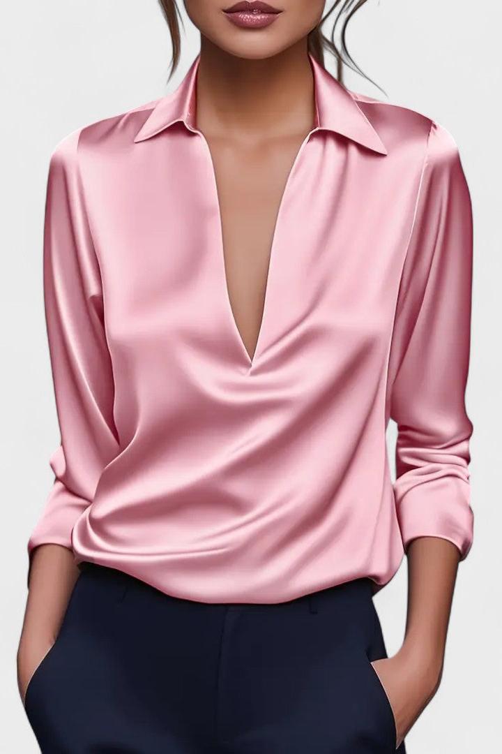 Nádia - Blusa Premium con scollo a V