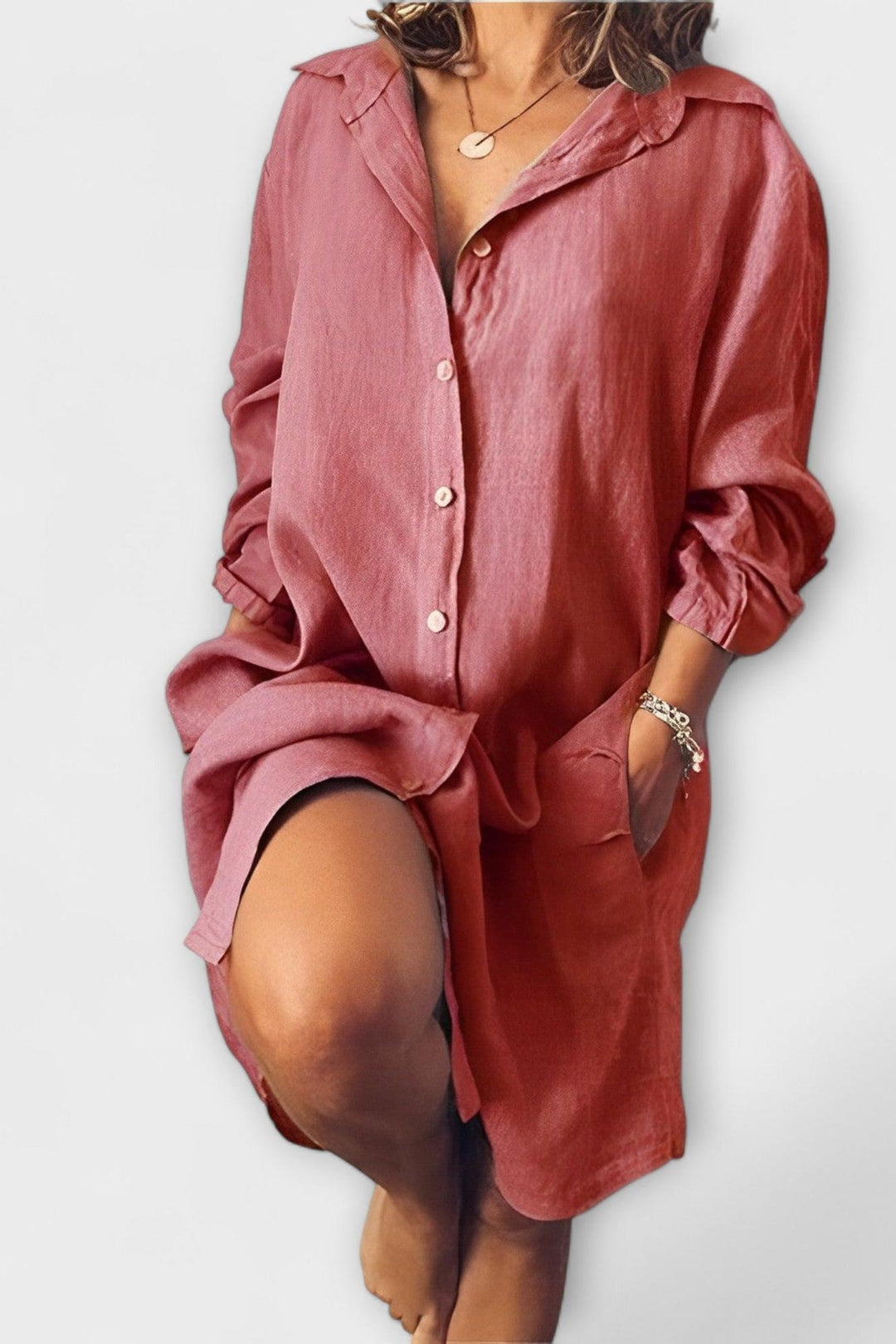 Raquel - Camicia di lino piacevole
