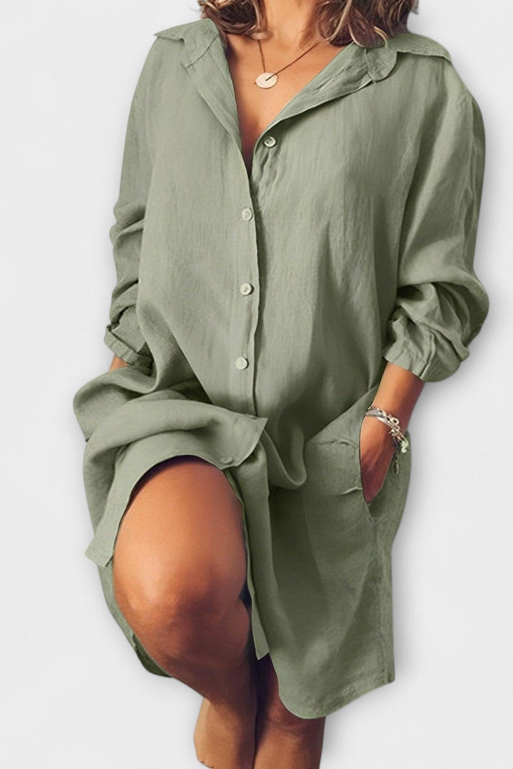 Raquel - Camicia di lino piacevole