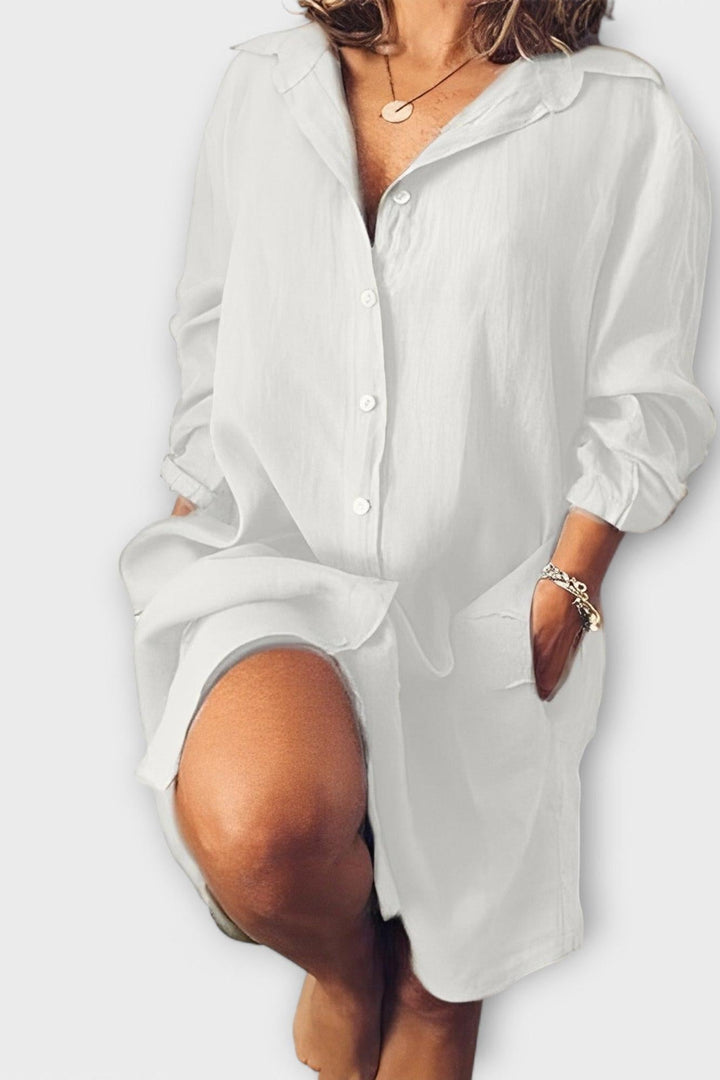 Raquel - Camicia di lino piacevole