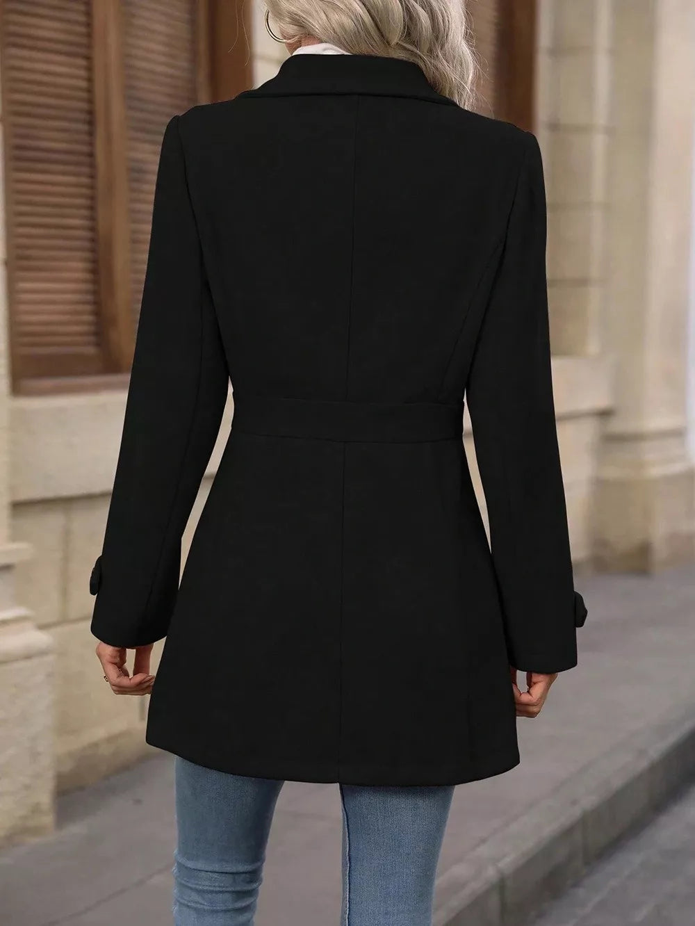 Veronika – Cappotto urbano premium con bottoni
