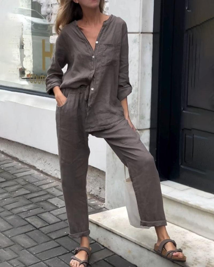 Completo Casual in Cotone e Lino