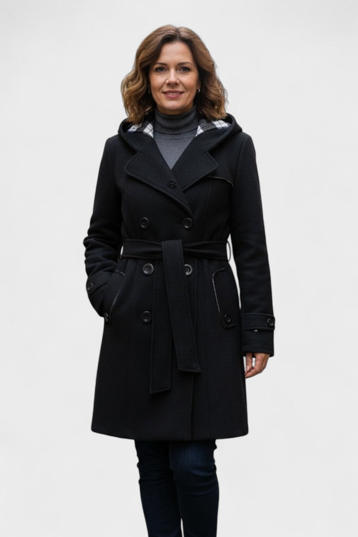 Leona™ | Cappotto elegante a doppio petto