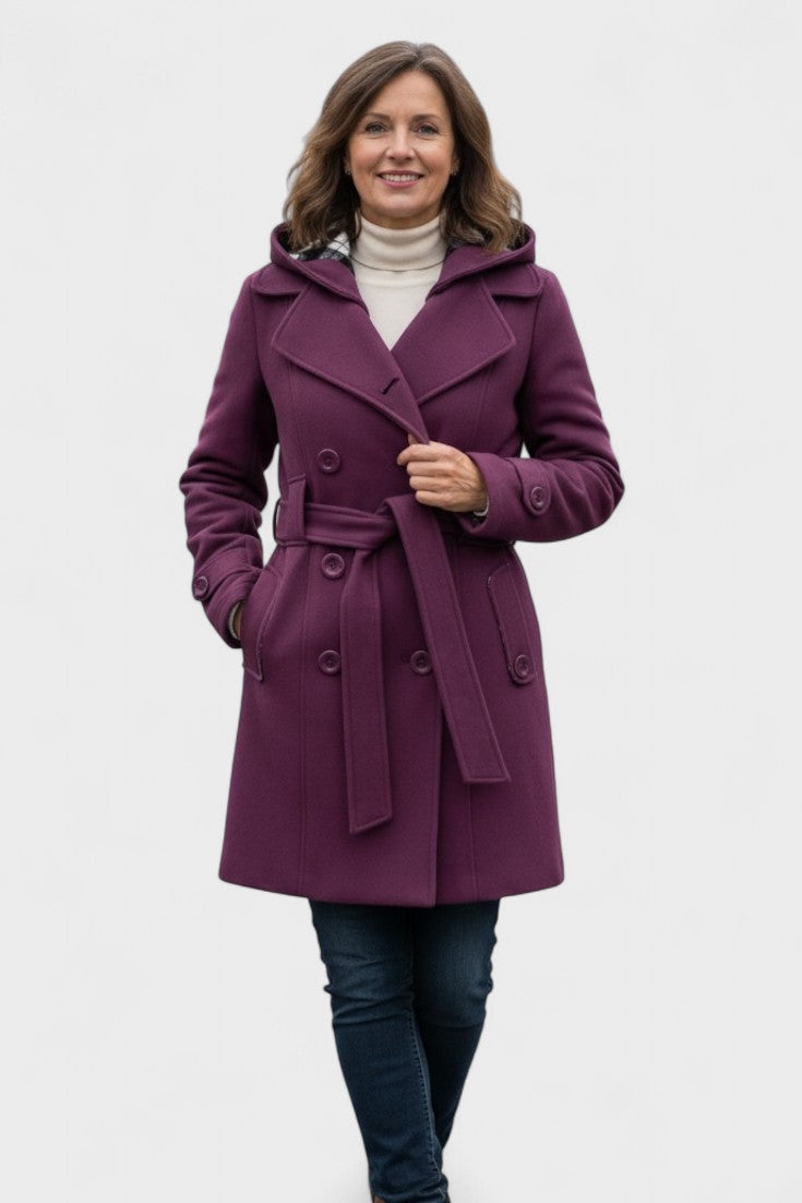 Leona™ | Cappotto elegante a doppio petto