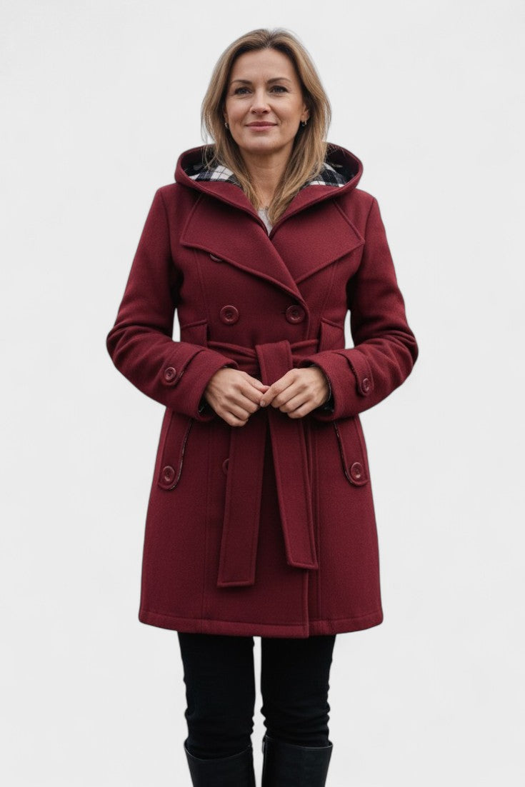 Leona™ | Cappotto elegante a doppio petto