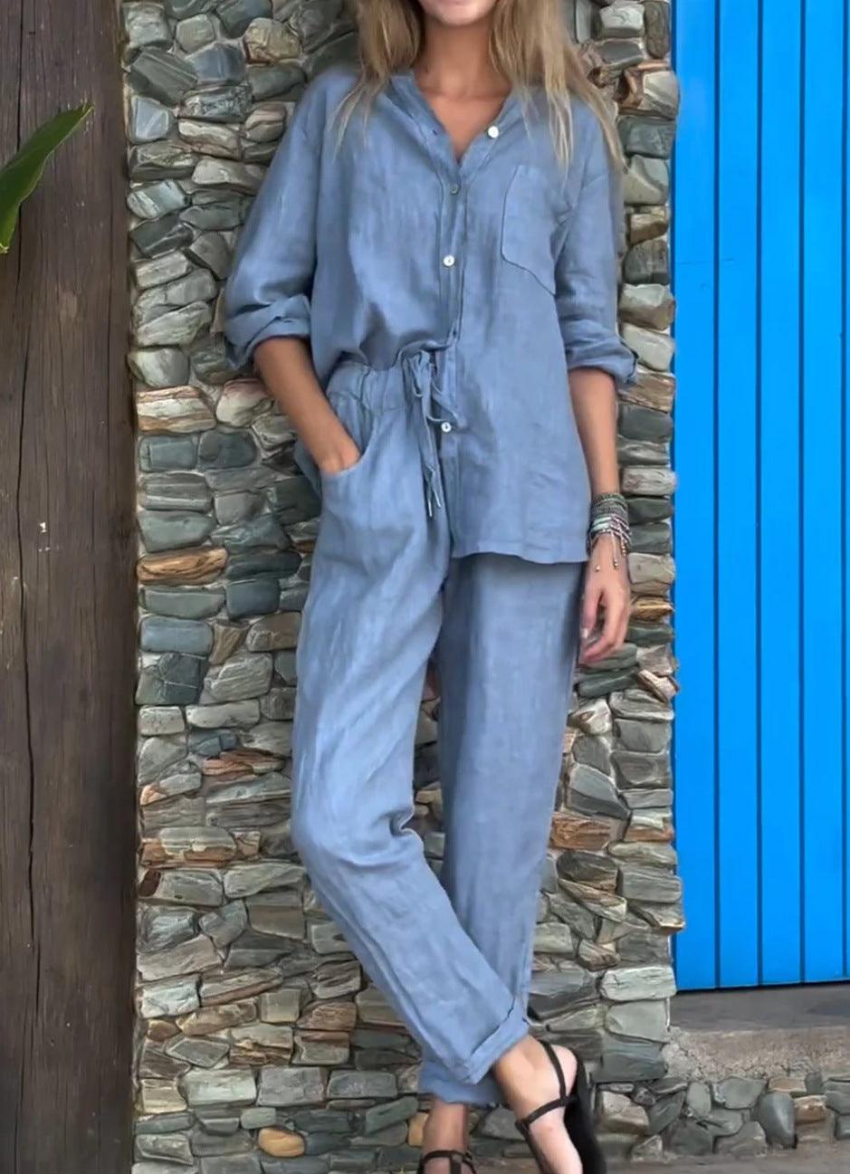 Completo Casual in Cotone e Lino