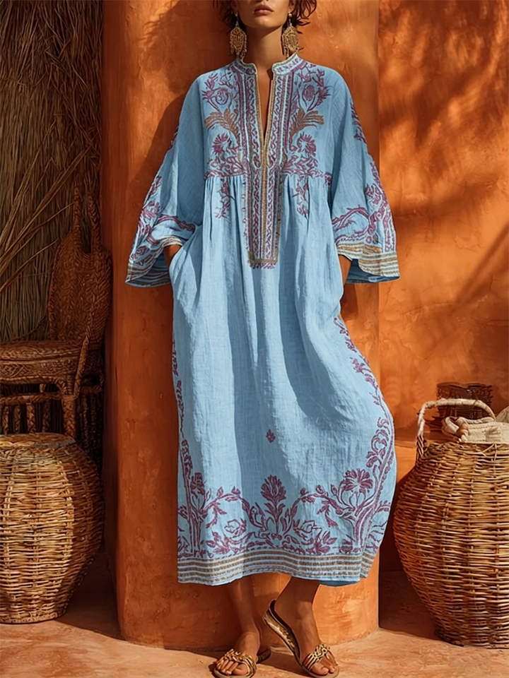 Zahara | Elegante Abito Maxi Floreale
