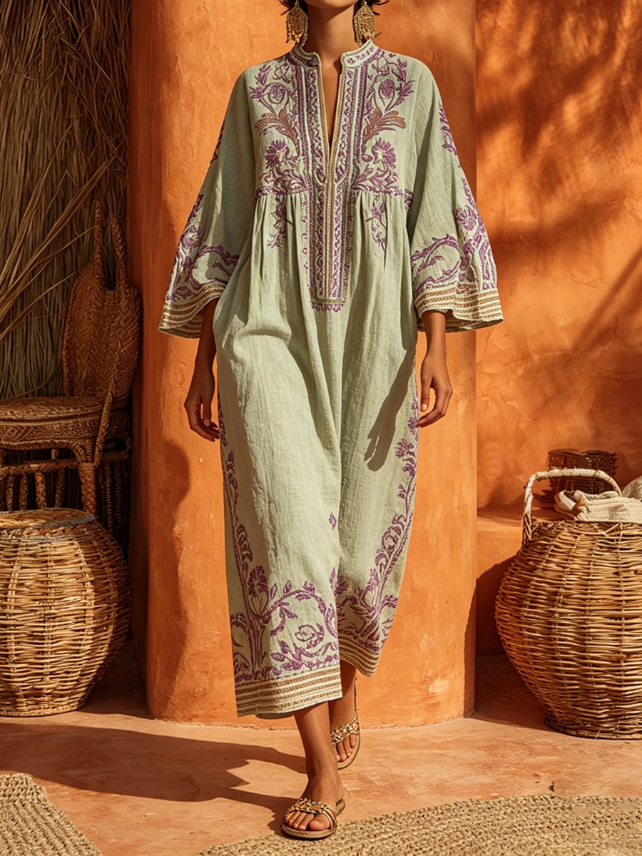 Zahara | Elegante Abito Maxi Floreale