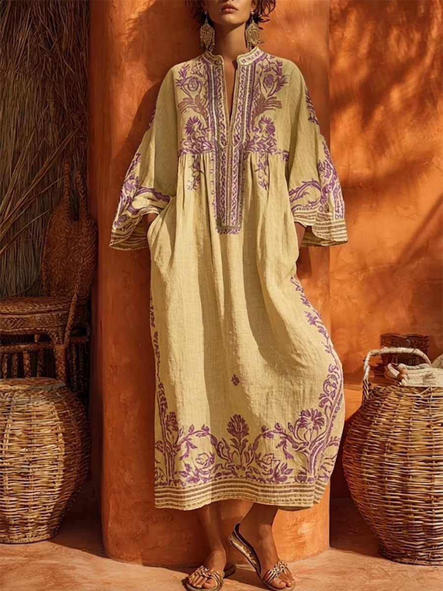 Zahara | Elegante Abito Maxi Floreale