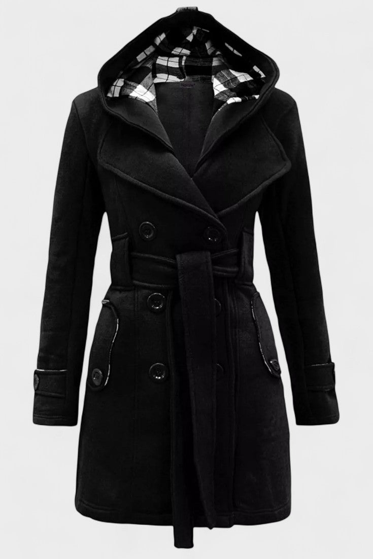 Leona™ | Cappotto elegante a doppio petto