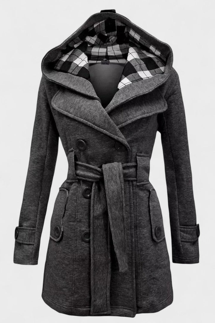 Leona™ | Cappotto elegante a doppio petto